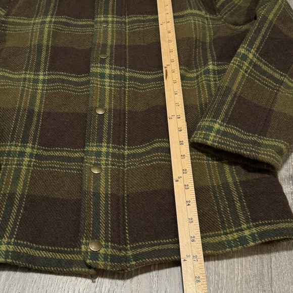 VINTAGE Pendleton Wool Plaid Car Coat lined & cord Collar M - Picture 6 of 7